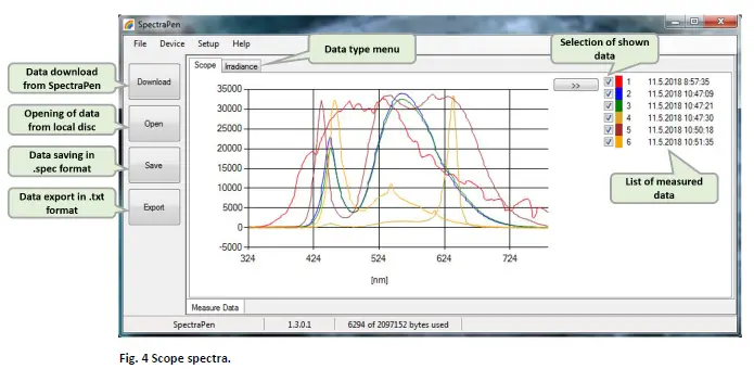 PSI SpectraPen Mini Software FIG 8