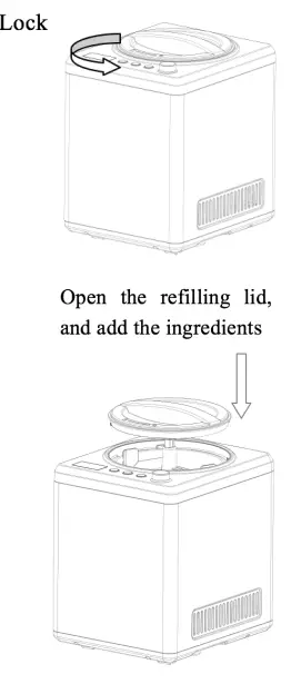 H Koenig HF340 Ice Cream Maker-fig2