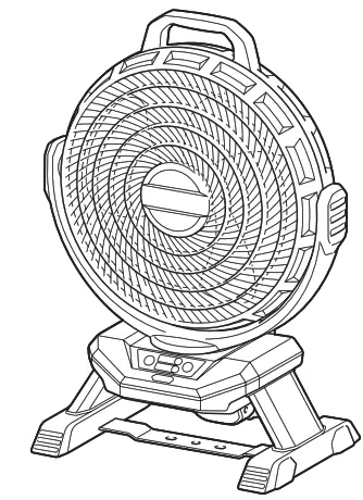makita CF002G Cordless Fan