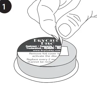 DryCaddy DC D1 Passive Hearing Device Dryer -