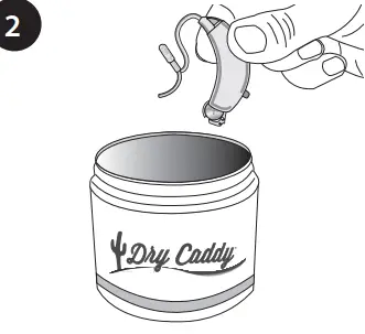 DryCaddy DC D1 Passive Hearing Device Dryer - hearing devices