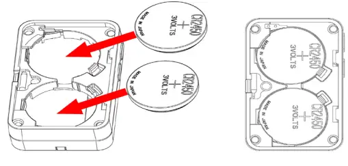 netvox R311K Wireless Tilt Sensor - battery installation