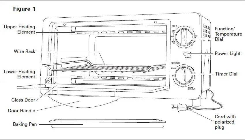 comfee CFO-BC10SS 4-Slice Toaster Oven 1