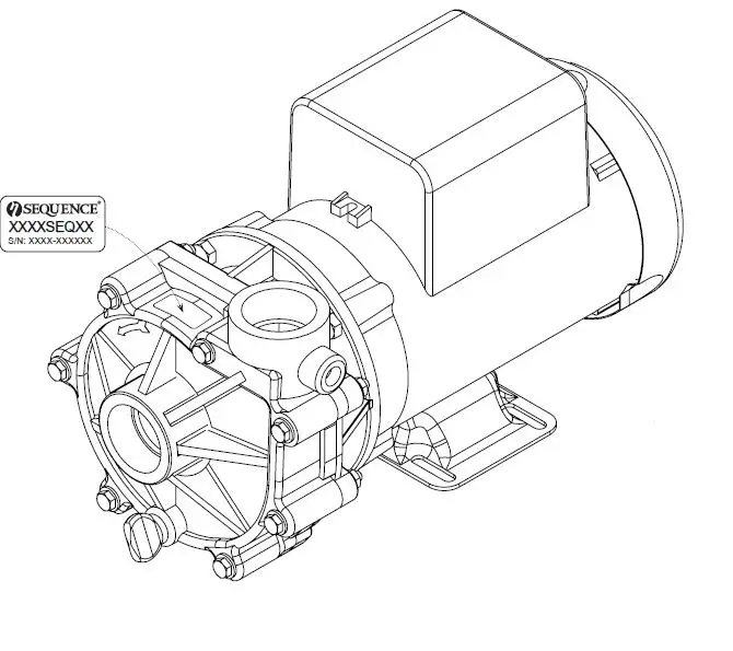 SEQUENCE Power 1000 Waterfall Pump PRO