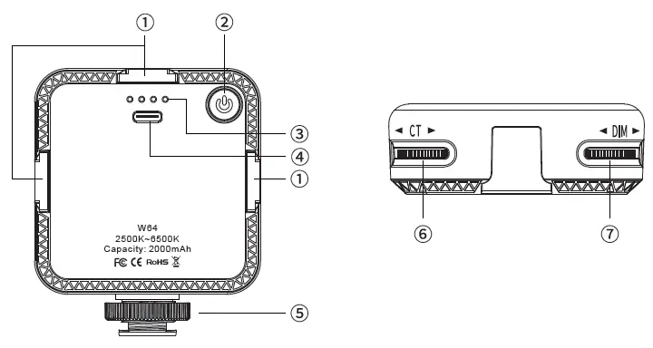 MOJOGEAR- MG-33- W64 Multi- Color -Mini -LED -Kit-FIG 8