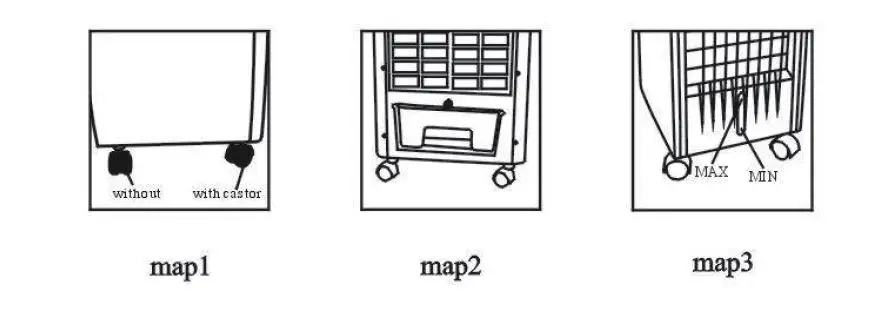 ELECWISH US-HW1002 175 CFM Indoor Portable Evaporative Cooler-FIG2