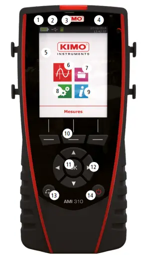 sauermann AMI 310 Base Multi Function Portable Instrument User Guide - Device description