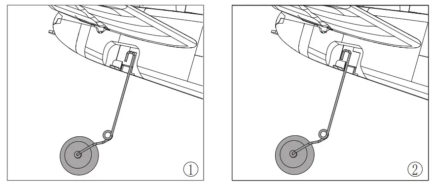 FMS 1400mm Kingfisher Model assembly 1
