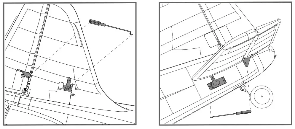 FMS 1400mm Kingfisher Model assembly 3
