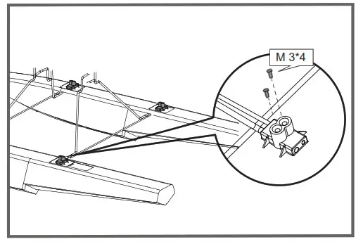 FMS 1400mm Kingfisher Model assembly 4