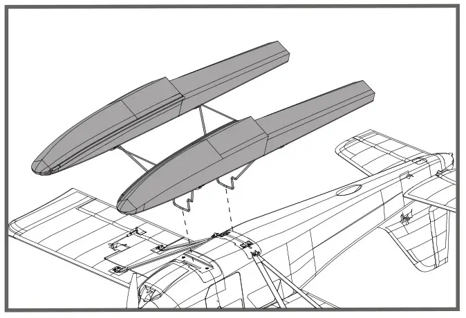FMS 1400mm Kingfisher Model assembly 5