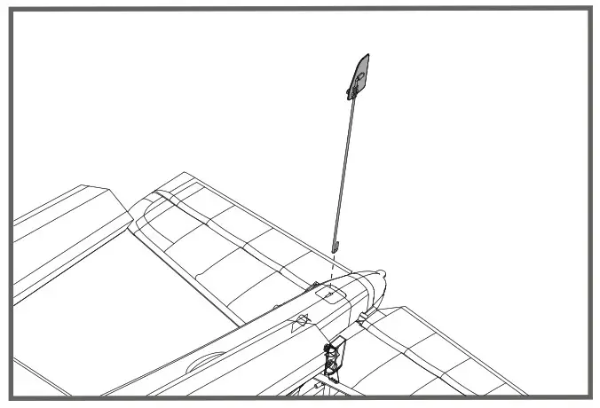 FMS 1400mm Kingfisher Model assembly 7