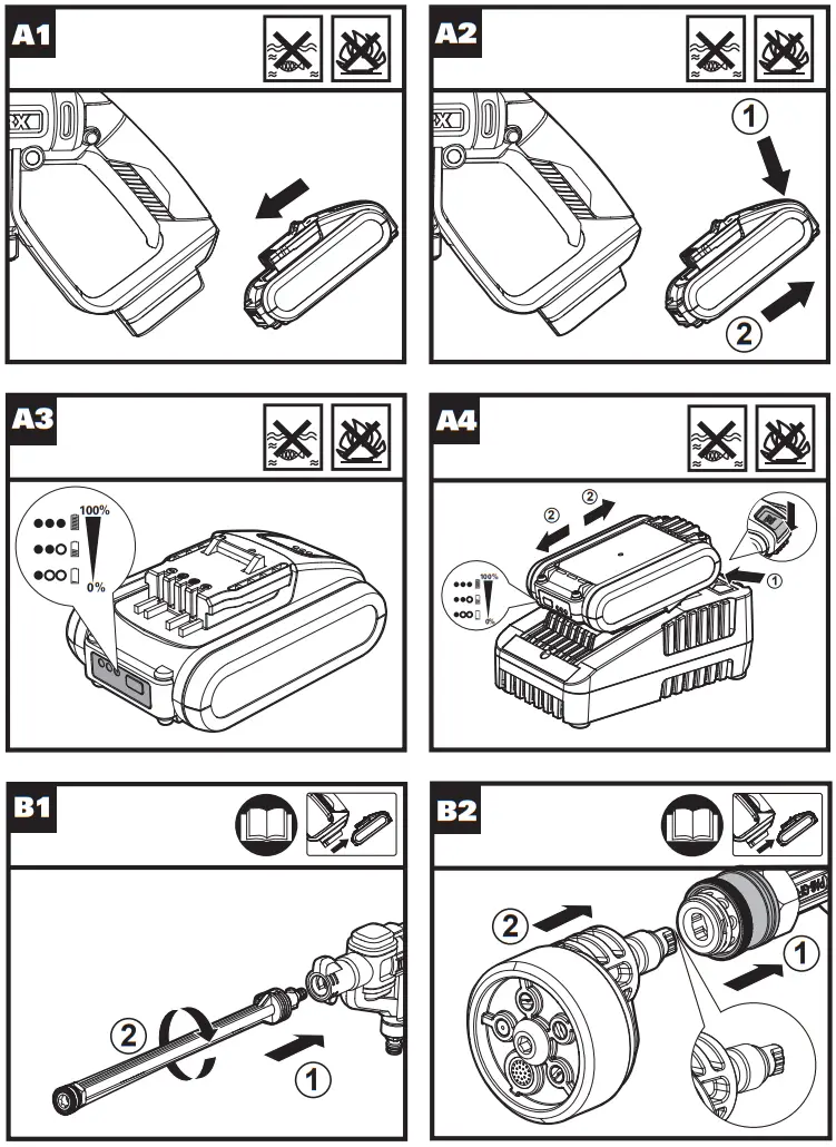 WORX WG620E.2 2 in 1 Portable Power Cleaner - Fig 1