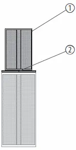 Single setup at both sides of the stage 01