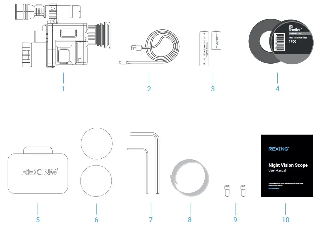 REXING-NVS1-Night-Vision-Scope-FIG-2
