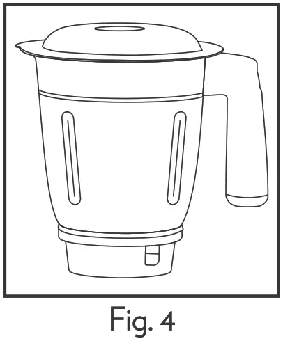 BOROSIL HAMG750W21 AR0 4 Jar Mixer Grinder - FIG 4