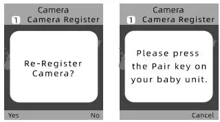 Feelstorm BM920 Video Baby Monitor User Manual - Camera Registration