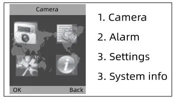 Feelstorm BM920 Video Baby Monitor User Manual - Main menu
