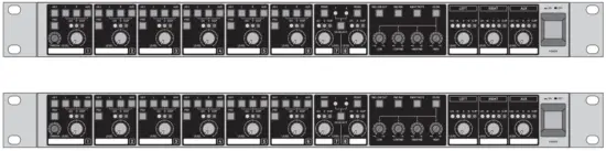 behringer ULTRAZONE ZMX8210 Professional 8-Channel 3-Bus Mic-Line Zone Mixer