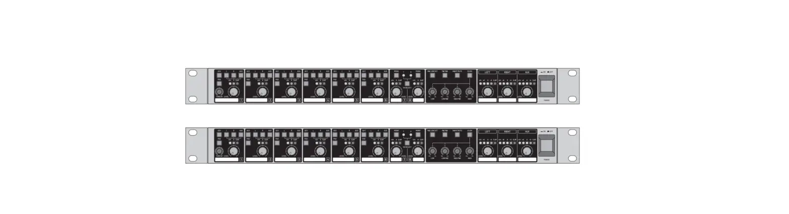 Behringer Ultrazone Zmx8210 Professional 8-channel 3-bus Mic-line Zone Mixer User Guide