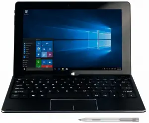 an open laptop computer sitting on top of a table