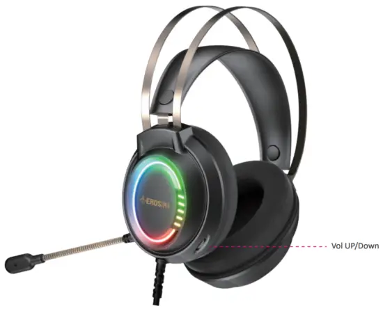 GAMDIAS EROS M3 Stereo Gaming Headset - fig