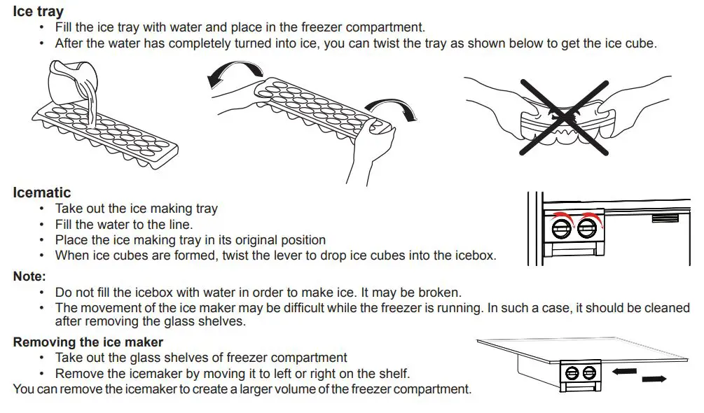 SHARP SJ-SF197E01X-EN Built In `197 Litres F Upright Freezer User Manual - Accessories