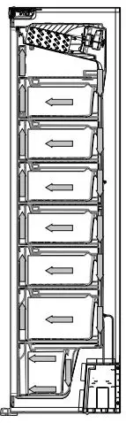 SHARP SJ-SF197E01X-EN Built In `197 Litres F Upright Freezer User Manual - No-Frost technology