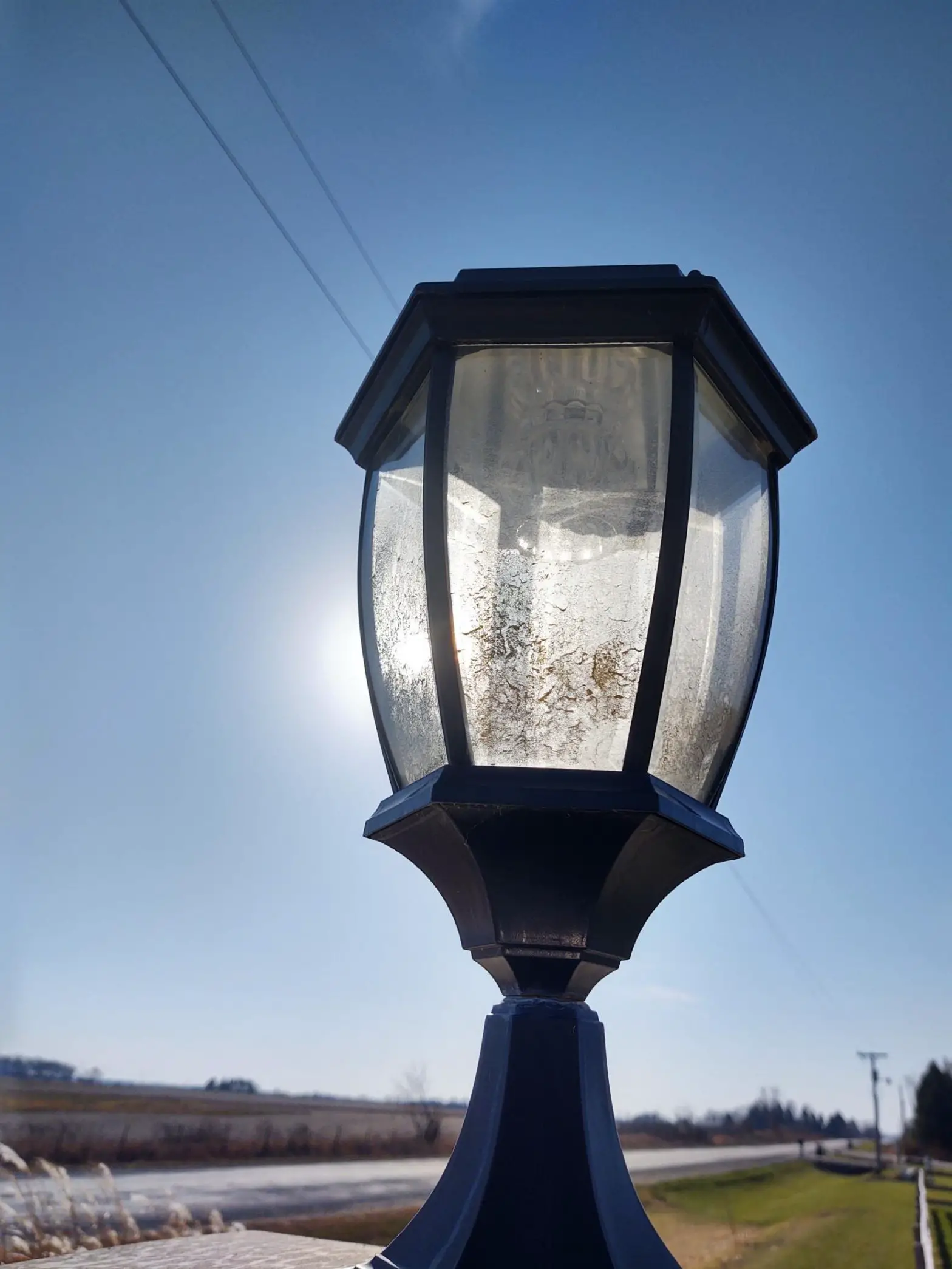 Lights Solar Post Light - After turning off the switch