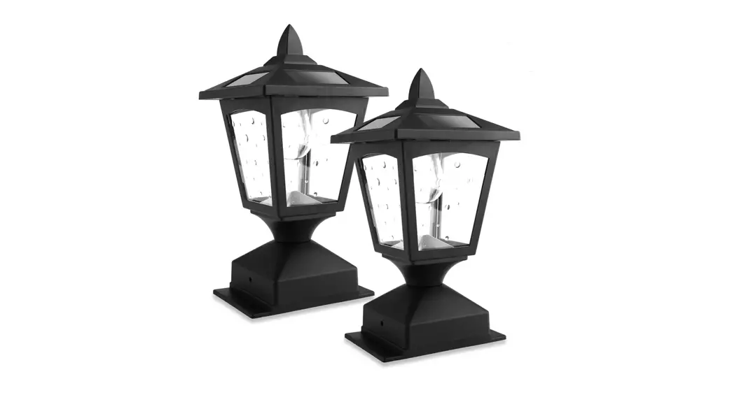 Lights Solar Post Light Instructions