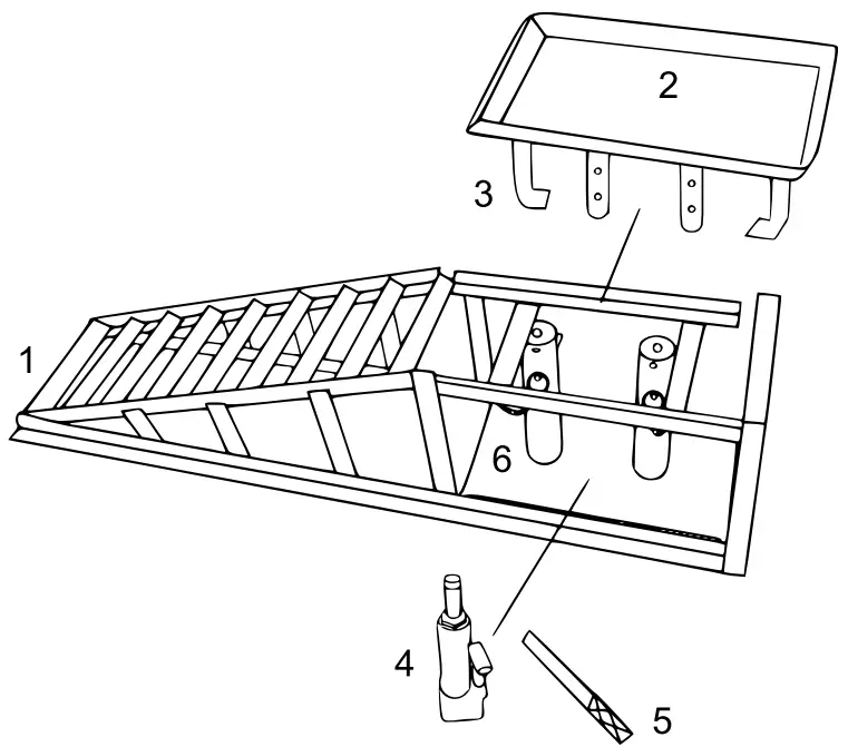 Exploded view and parts list