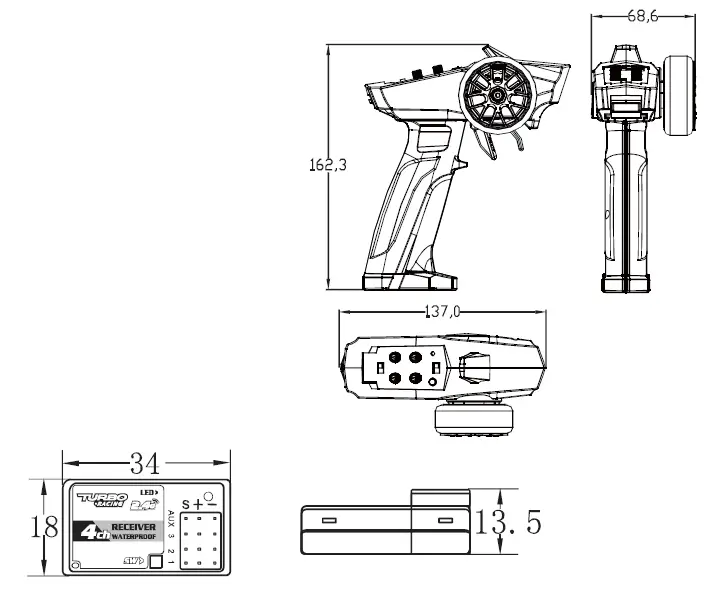 TURBO-RACING-P31-3-Inch-Radio-Receiver-and-Transmitter-1