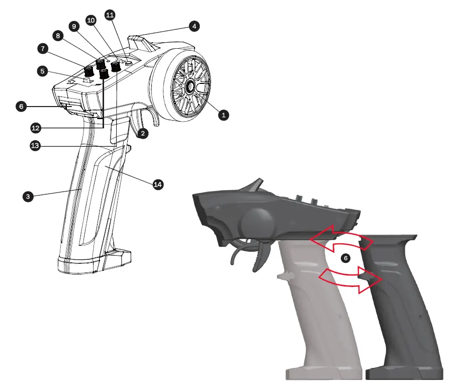 TURBO-RACING-P31-3-Inch-Radio-Receiver-and-Transmitter-2