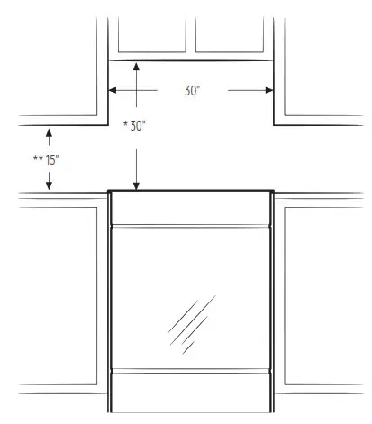 SAMSUNG Smart Counter Depth Side-by-Side Refrigerator Installation Specification 1
