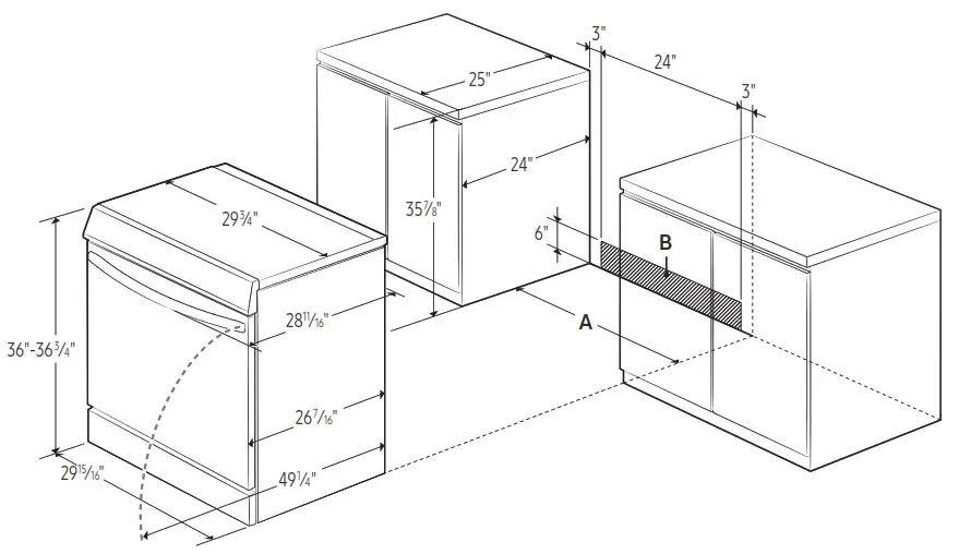 SAMSUNG Smart Counter Depth Side-by-Side Refrigerator Installation Specification