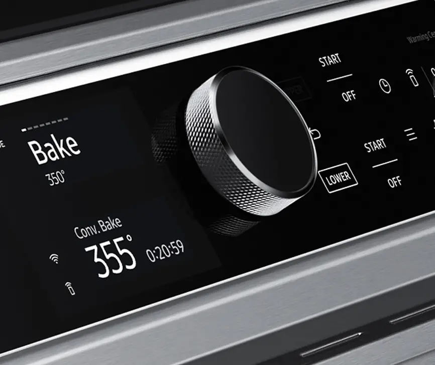 SAMSUNG Smart Slide-In Induction Range with Fles Duo Smart Dial