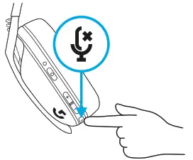 logitech G435 SE LIGHTSPEED Bluetooth Wireless Gaming Headset - MUTE