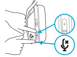 logitech G435 SE LIGHTSPEED Bluetooth Wireless Gaming Headset - SIDETONE2