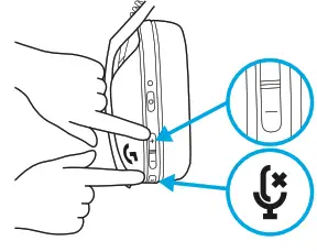 logitech G435 SE LIGHTSPEED Bluetooth Wireless Gaming Headset - SIDETONE4