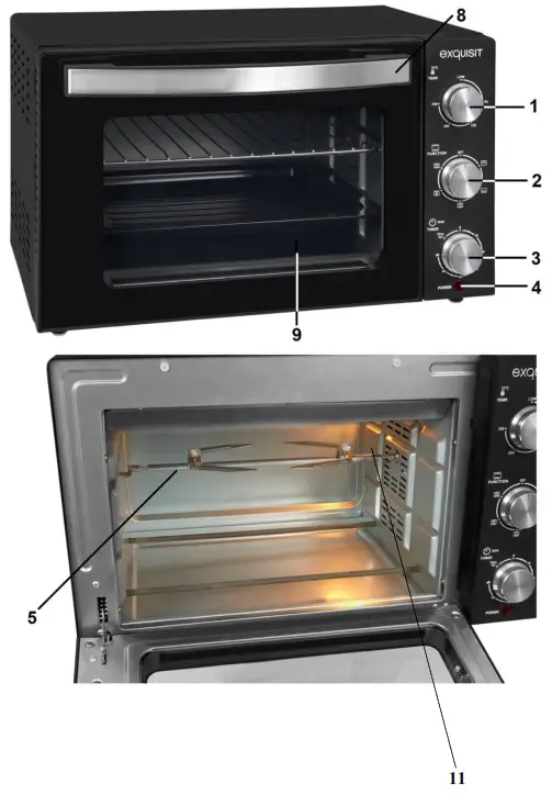 OTTO MO3302sw Mini Oven