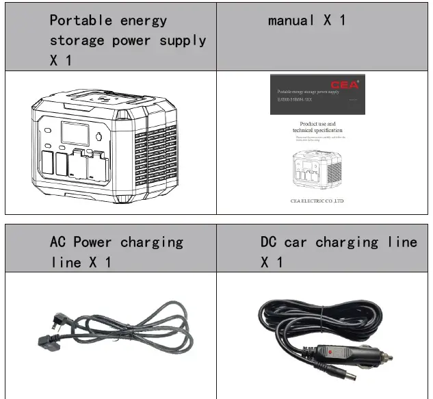CEA EA500 Portable Power Station - Copy