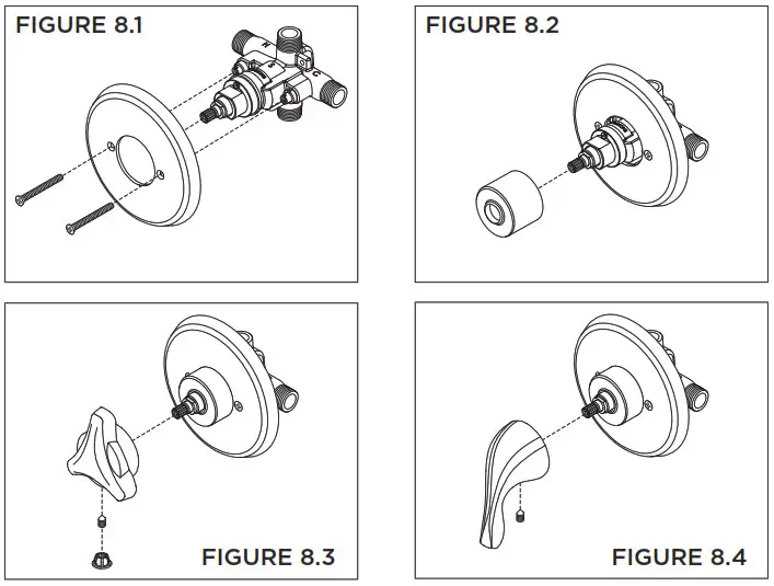 SYMMONS Origins Trim Series with TA-10 Flow Control Spindle & T-12A Cap - Parts 8
