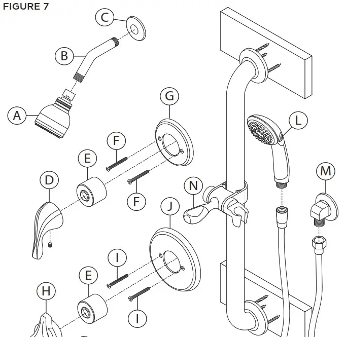 SYMMONS Origins Trim Series with TA-10 Flow Control Spindle & T-12A Cap - Parts fig 7