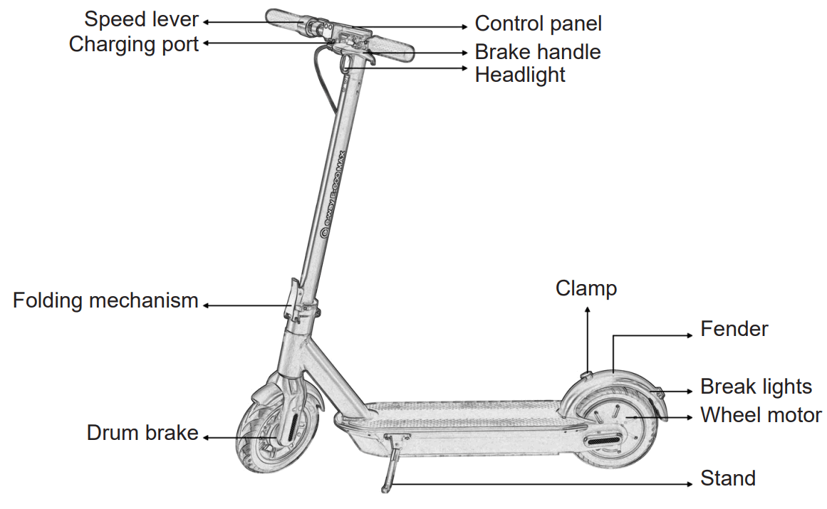 E Way E 600MAX Electric Scooter - 3
