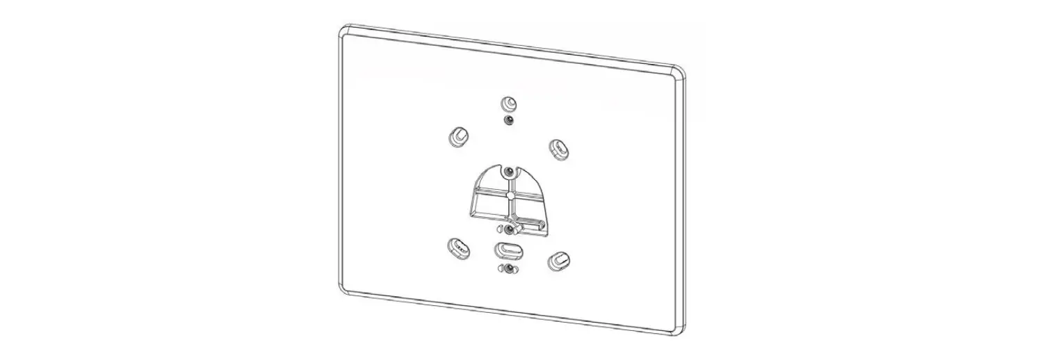 Alula Cp-wallplate-5 Wall Mounting Plate Instruction Manual