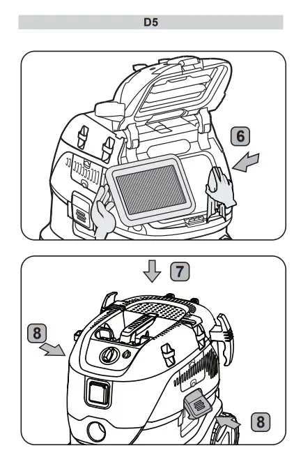makita VC4210L 230V L-Class Vacuum Cleaner - Figure 10