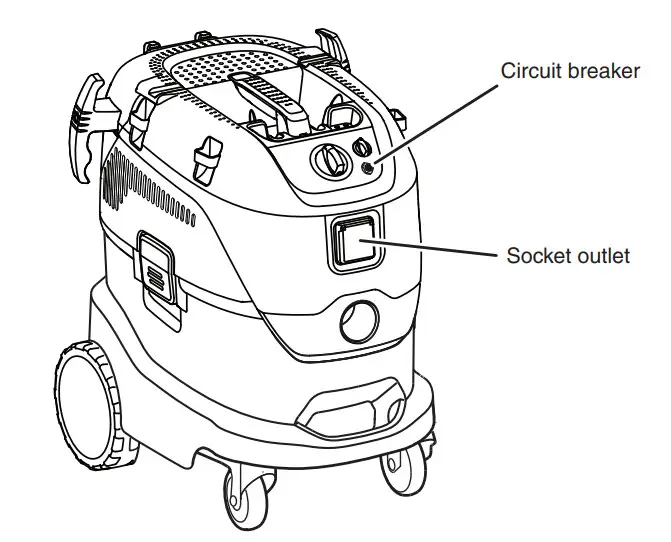 makita VC4210L 230V L-Class Vacuum Cleaner - Figure 11
