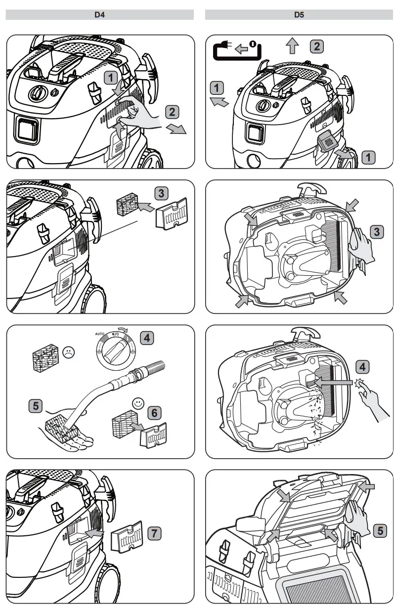 makita VC4210L 230V L-Class Vacuum Cleaner - Figure 9