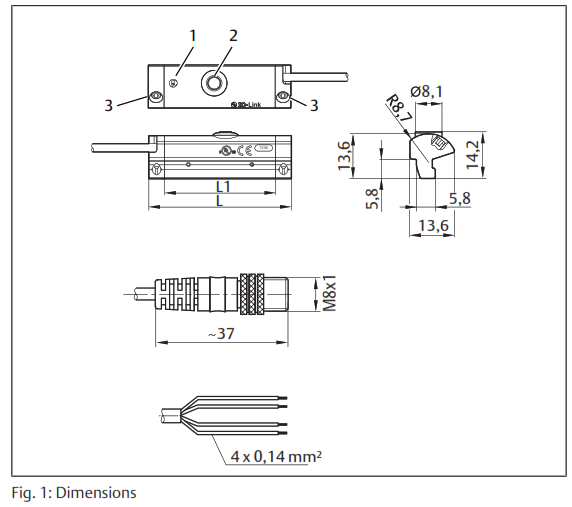 EMERSON SM6 Aventics Distance Measuring Sensor - fig