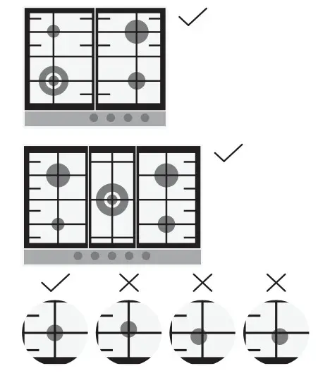 Haier HAVG6 Built In Hob - Figure 1